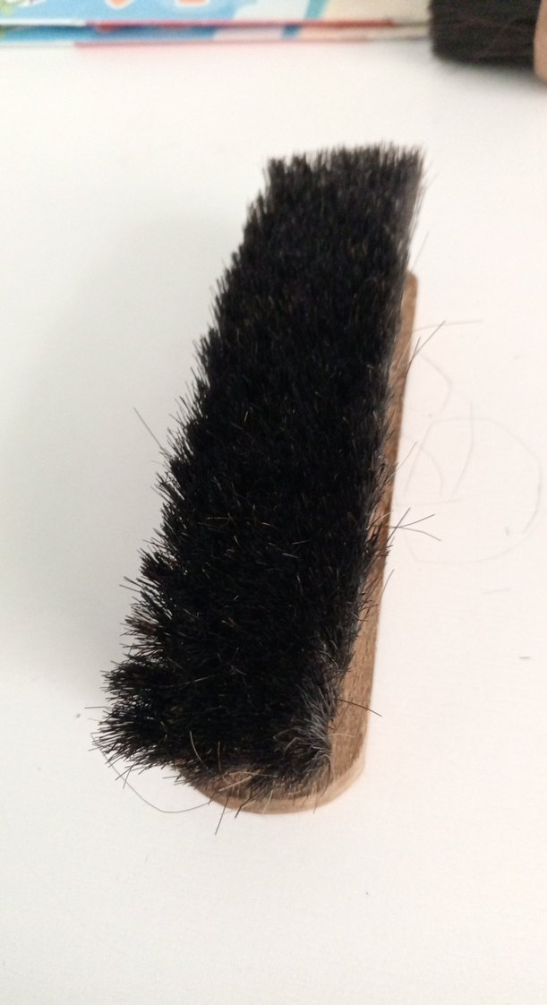 Kahverengi Ahşap Saplı Ayakkabı Fırçası - Görsel 2