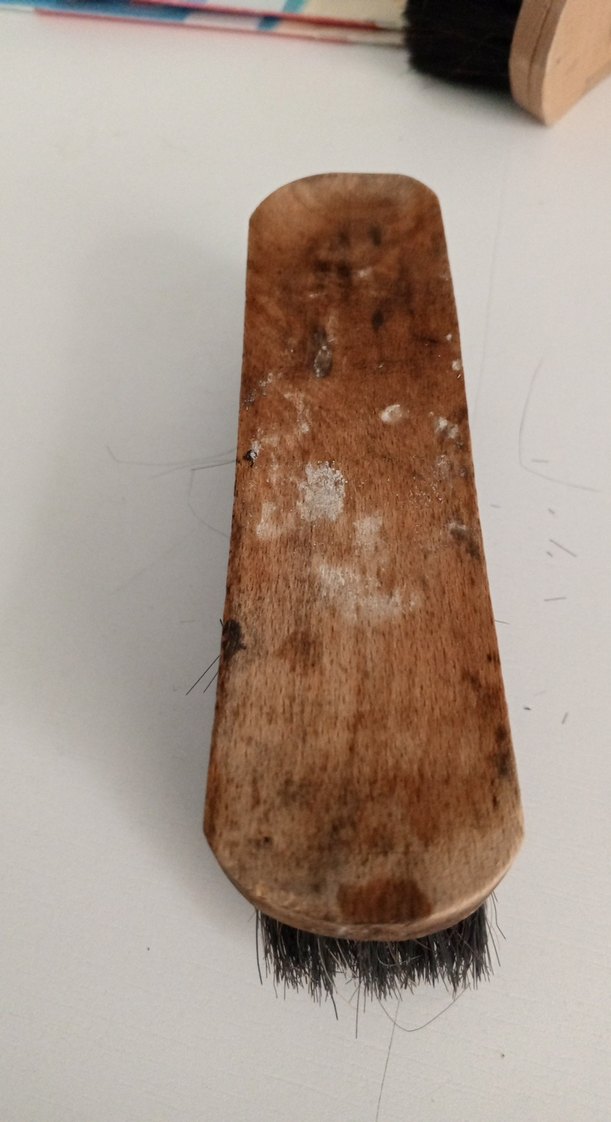 Kahverengi Ahşap Saplı Ayakkabı Fırçası - Görsel 4