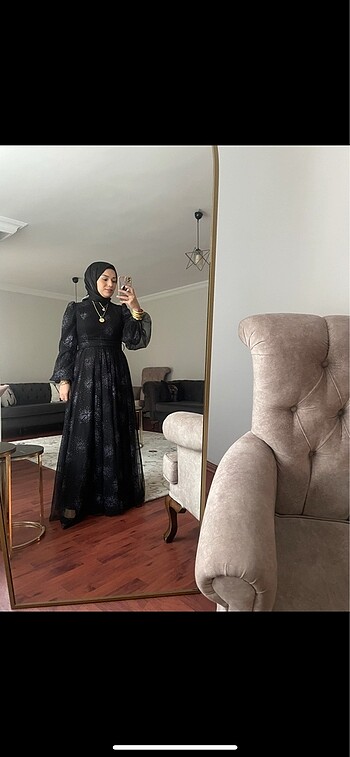 Diğer Tesettür temiz kullanılmış abiye elbise
