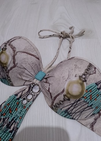 Bohem Turkuaz Bikini - Görsel 3