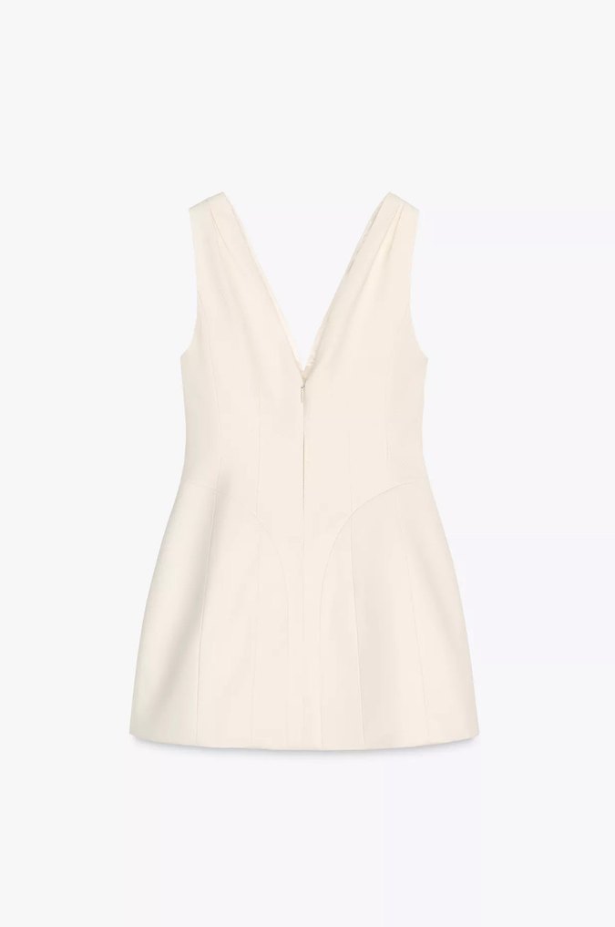 ZW KOLEKSIYON GENIS KESIM KISA ELBISE - Görsel 2