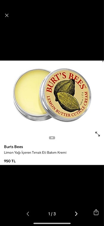 Burt's Bees Burts Bees Tirnak Eti bakim Kremi