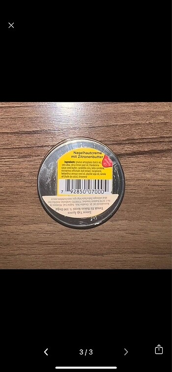 Beden Renk Burts Bees Tirnak Eti bakim Kremi