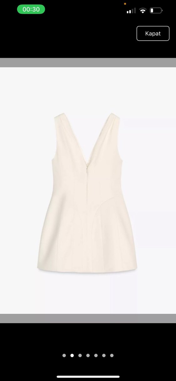 ZARA KOLEKSIYON GENIS KESIM
KISA ELBISE - Görsel 2