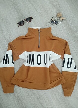 Fermuarlı Sweatshirt