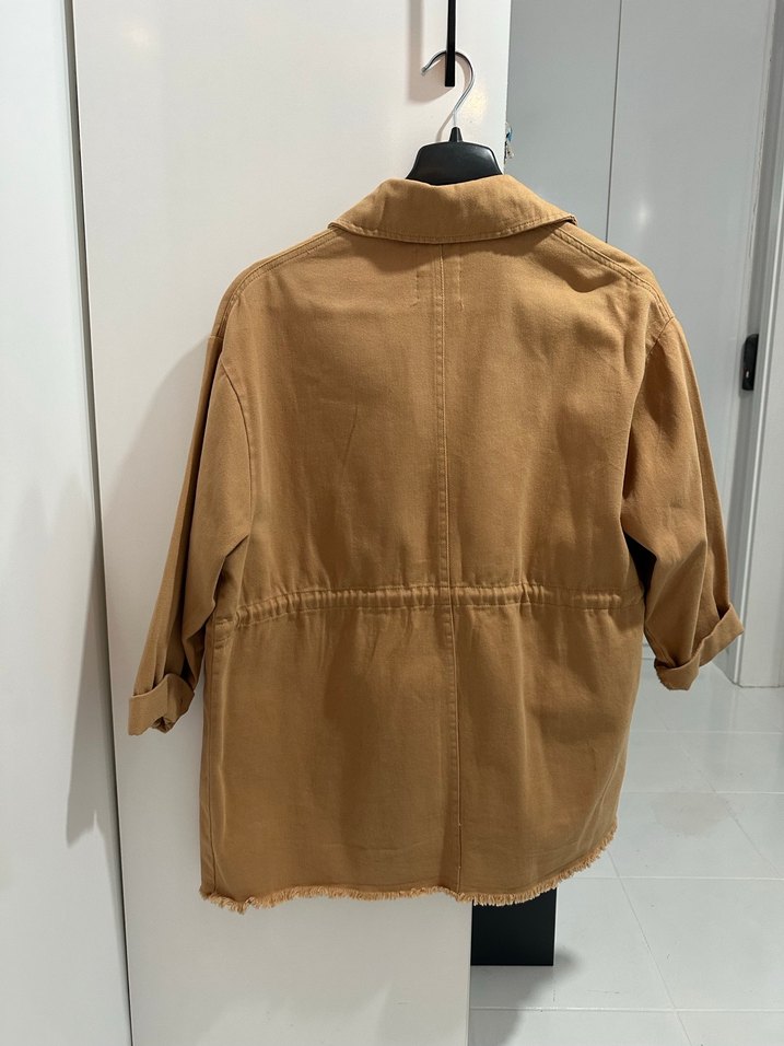 Camel Denim Ceket - Görsel 4