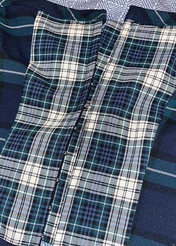 Koyu Çok Renkli Kareli straplez üst - Görsel 2