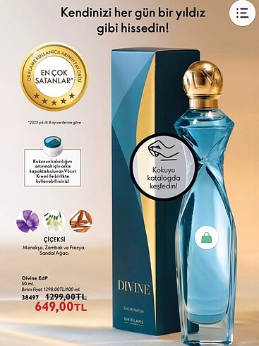 Oriflame oriflame divine parfum edp