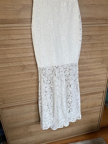 Beyaz nikah elbisesi - Görsel 3