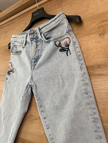 xs Beden Orijinal mavi jean kot