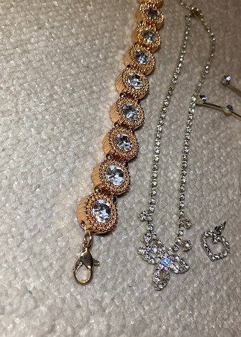 Accessorize Düğün nişan kına Takı Seti kolye bileklik küpe