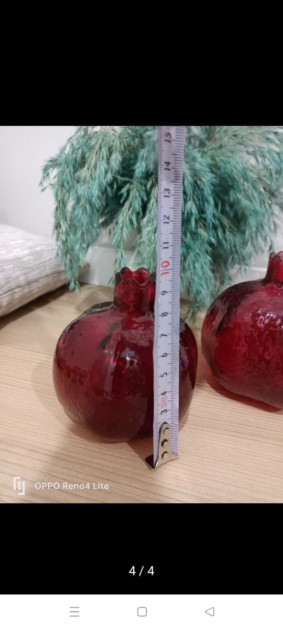 Kırmızı Nar Figürleri Seti biblo - Görsel 4