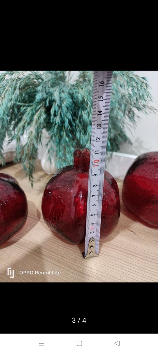 Kırmızı Nar Figürleri Seti biblo - Görsel 3