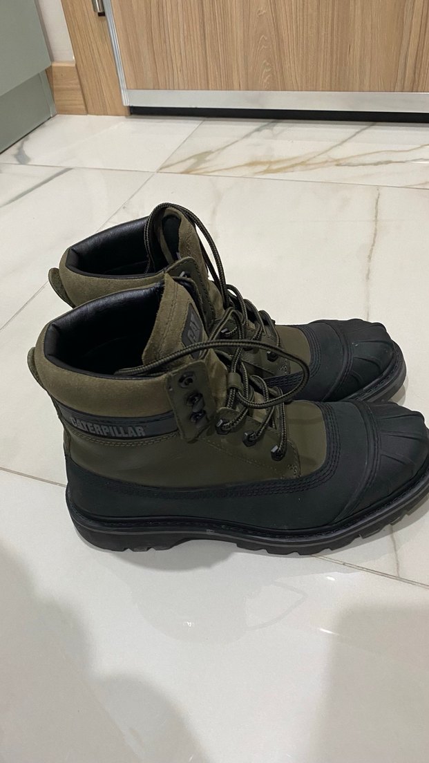 Caterpiller Colorado waterproof haki siyah bot - Görsel 4