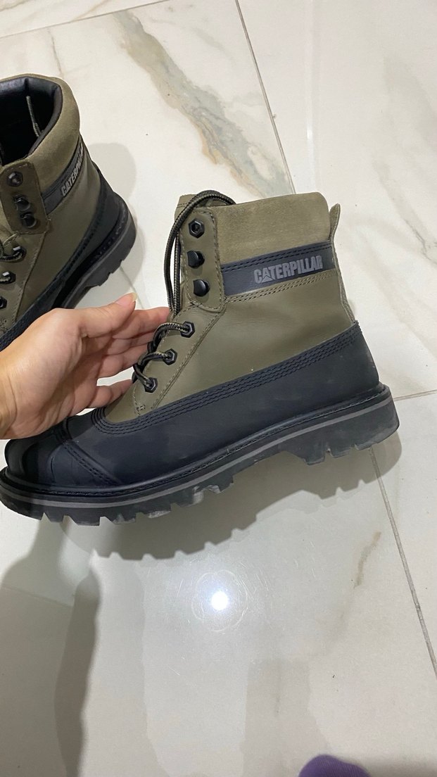 Caterpiller Colorado waterproof haki siyah bot - Görsel 2