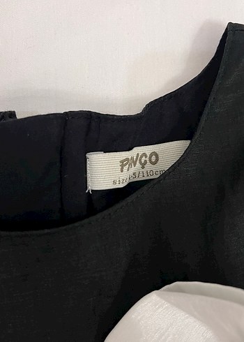 4 Yaş Beden Kız Çocuk Siyah Piliseli Rahat Kesim Pantolon