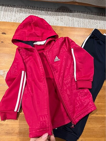 24-36 Ay Beden kırmızı Renk unisex eşofman takımı