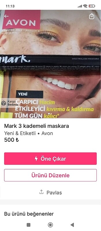 Avon mascara