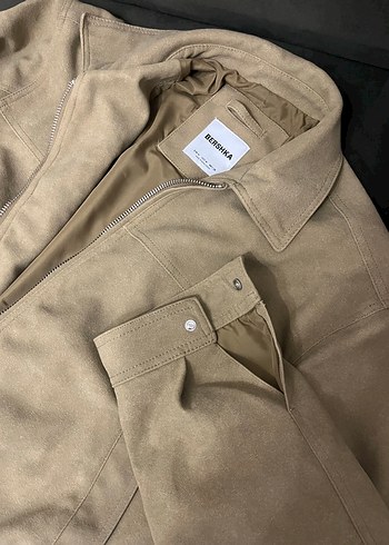 m Beden camel Renk BERSHKA ceket