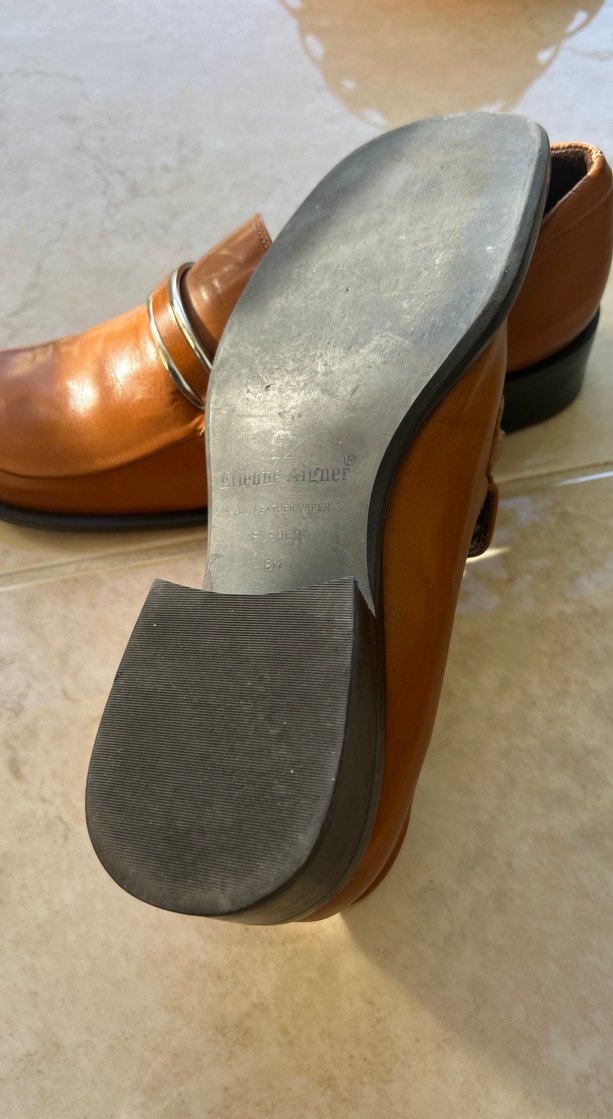 Bej Deri Kadın Klasik Topuklu Ayakkabı - Görsel 5