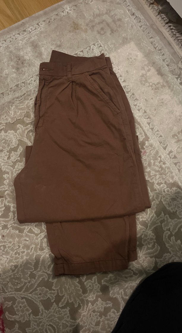 Kahverengi havuç pantolon - Görsel 3