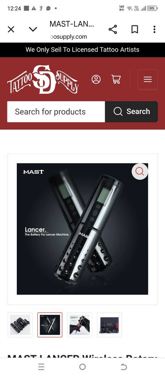 MAST Lancer Siyah Dövme makinesi - Görsel 2