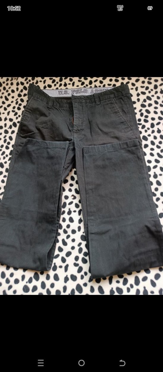 Fermuarlı Gri Erkek Denim Pantolon - Görsel 2