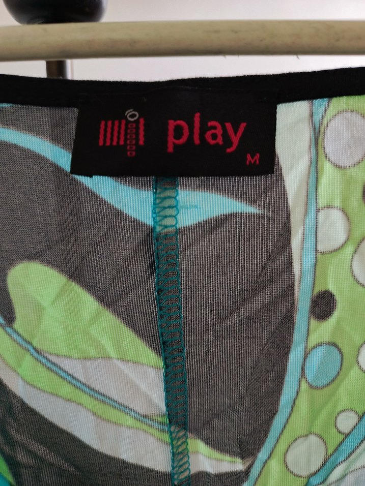 Bohem Uzun Kol Turkuaz Desenli Hamile Tunik - Görsel 5