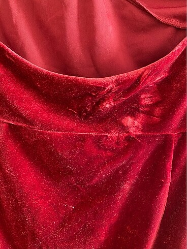 Kadife elbise - Görsel 4