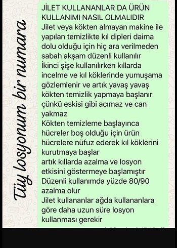 Beden Doğal Tüy Dökücü Losyon