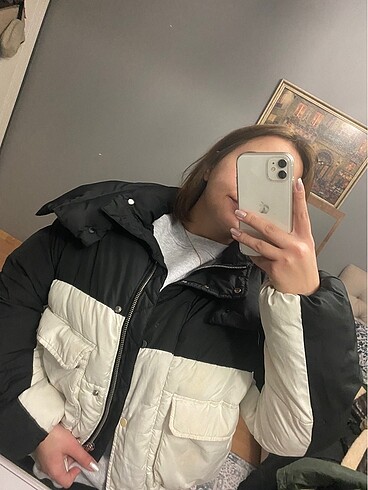l Beden pull and bear şişme mont