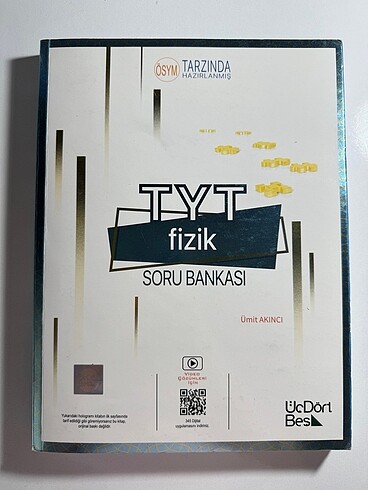 Üçdörtbeş tyt fizik soru bankası