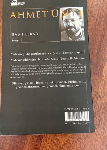 Ahmet Ümit - Bab-ı Esrar Romanı - Görsel 2