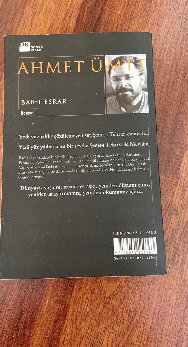 Ahmet Ümit - Bab-ı Esrar Romanı - Görsel 2
