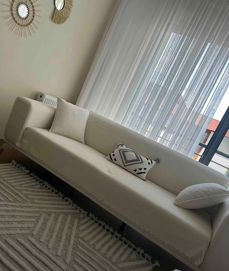 Poyraz Mat Şönil Çift Taraflı Koltuk Örtüsü - Görsel 2