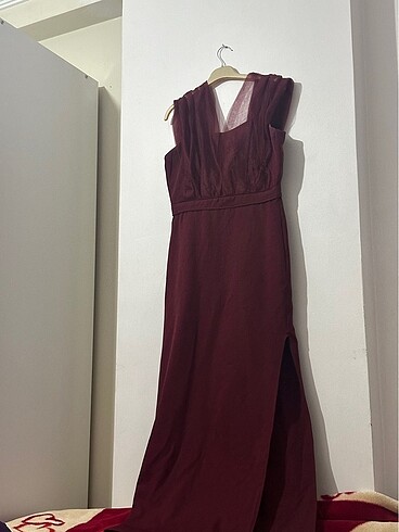 Trendyol & Milla Trendyol milla bordo elbise