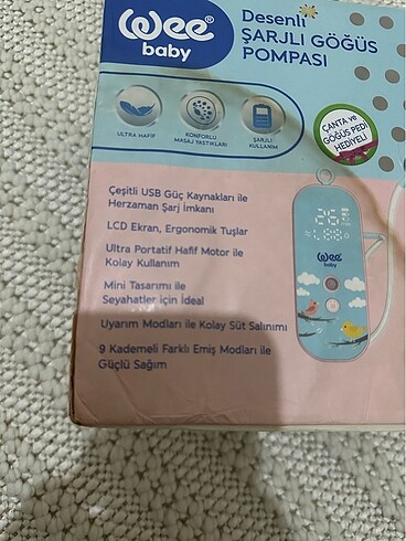 Wee baby sarjli gogus pompasi