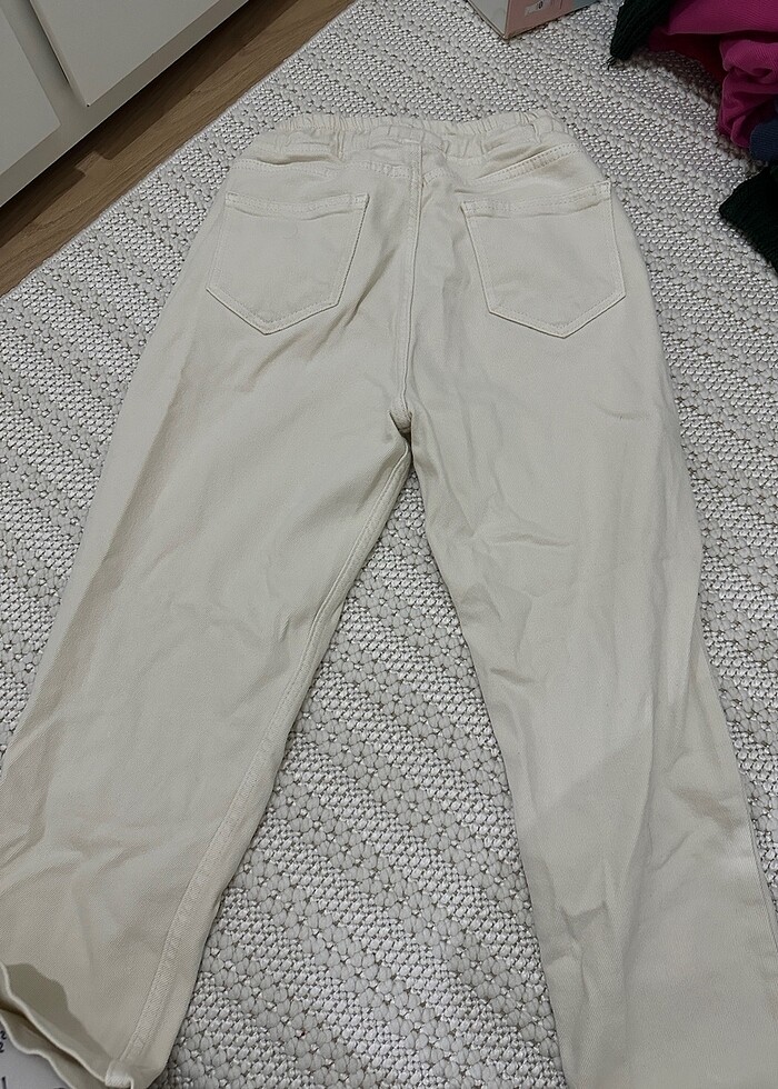 Beli lastikli kadın rahat pantolon - Görsel 2