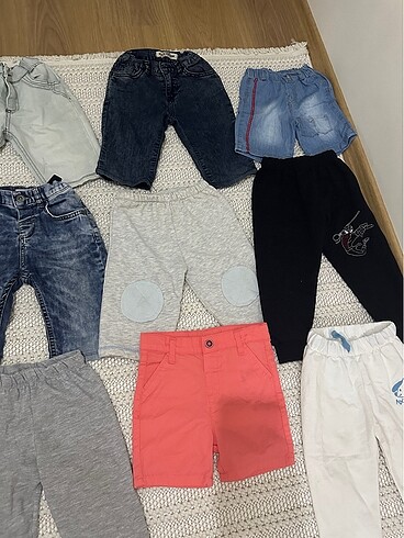 Standart Beden Beden 9 adet çocuk pantolon
