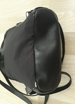  Beden siyah Renk Siyah koton sırt çantası 