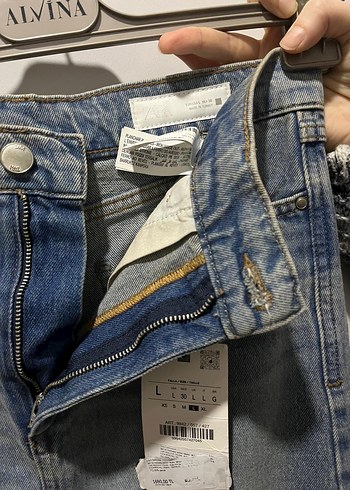 Düğmeli Midi Denim Kadın Etek - Görsel 3