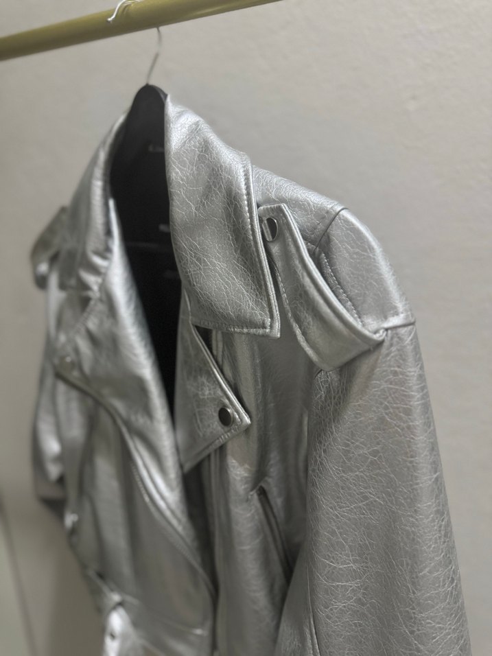 Pull&bear deri ceket - Görsel 3