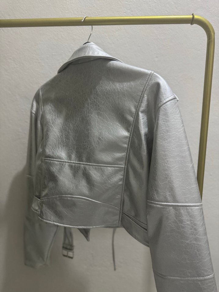 Pull&bear deri ceket - Görsel 5