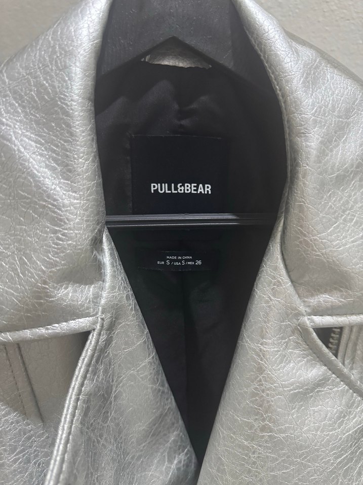 Pull&bear deri ceket - Görsel 2