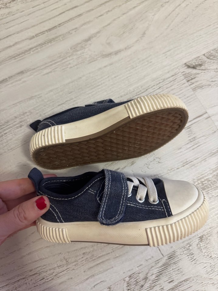 Erkek Çocuk Mavi Denim Spor Ayakkabı - Görsel 2