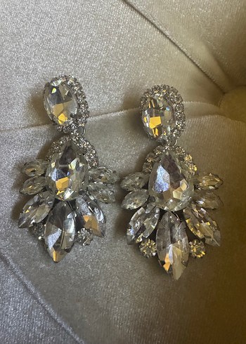 Gri Payetli Mini Bohem Küpe - Görsel 3