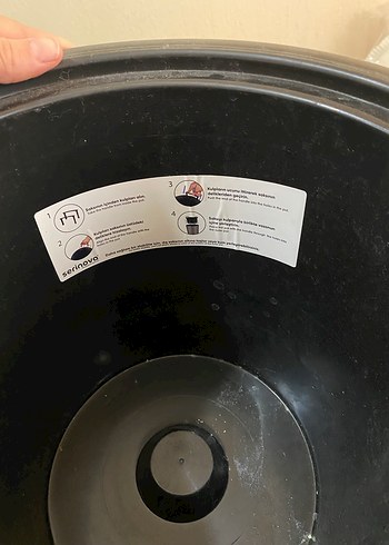 Siyah Plastik Çatal Kaşık Tutucu - Görsel 2