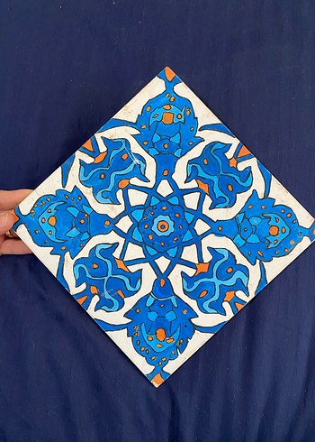 Mavi Desenli Yapboz Parçası - Görsel 4