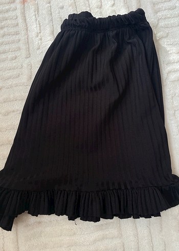 Siyah Pilili Mini Hamile Şortu - Görsel 4