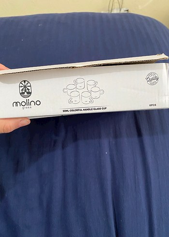 Renkli Kulplu Cam Kupa Seti - Görsel 3